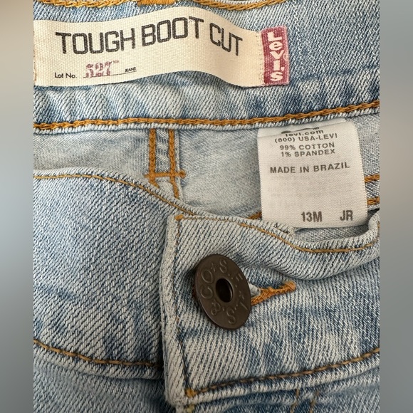 Vintage LEVIS 527s Cutoff Jean Shorts - Size 13 (Juniors) - Picture 6 of 6